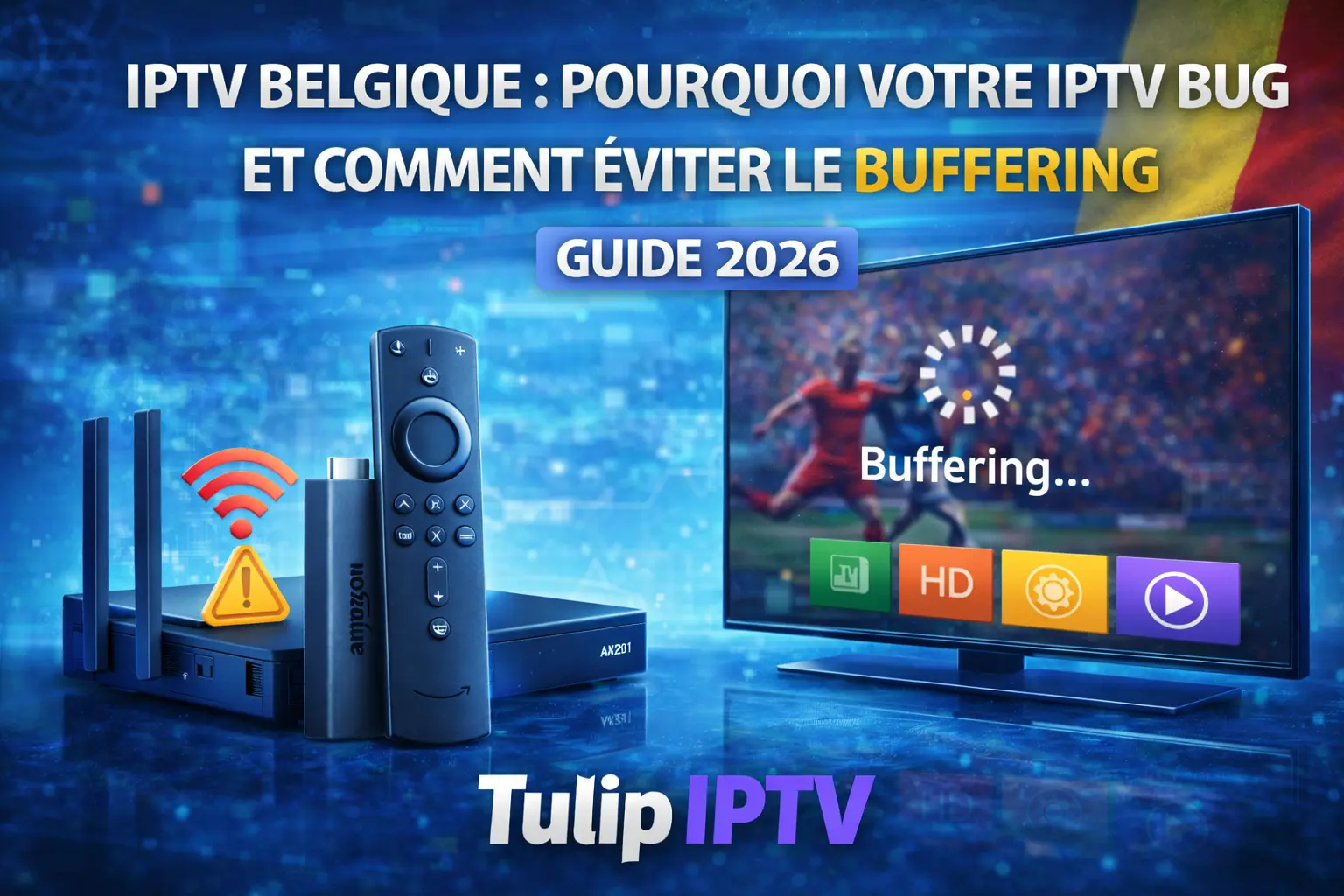 IPTV Belgique : Pourquoi Votre IPTV Bug et Comment Éviter le Buffering