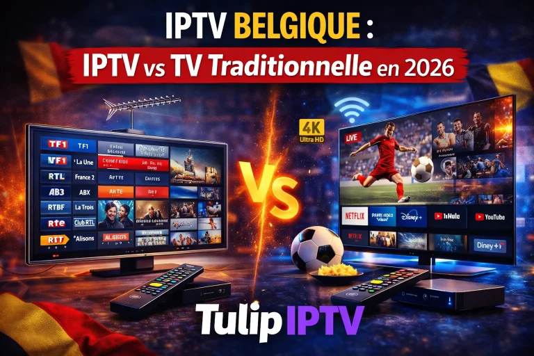 IPTV Belgique : IPTV vs TV Traditionnelle en 2026