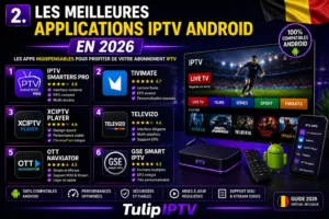 Les meilleures applications IPTV Android en 2026