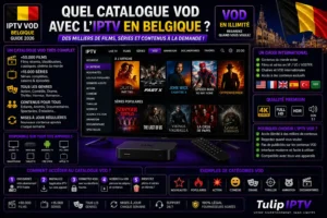 Quel catalogue VOD avec l'IPTV en Belgique ?