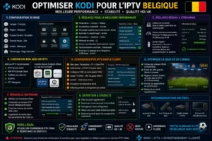 Optimiser Kodi pour l'IPTV Belgique