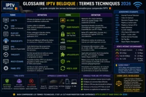 Glossaire IPTV Belgique : Termes Techniques 2026